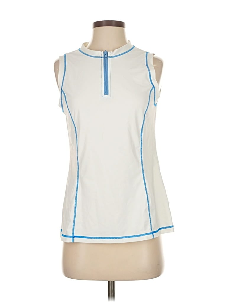 Pre-owned Sail To Sable Sleeveless T-shirt In White