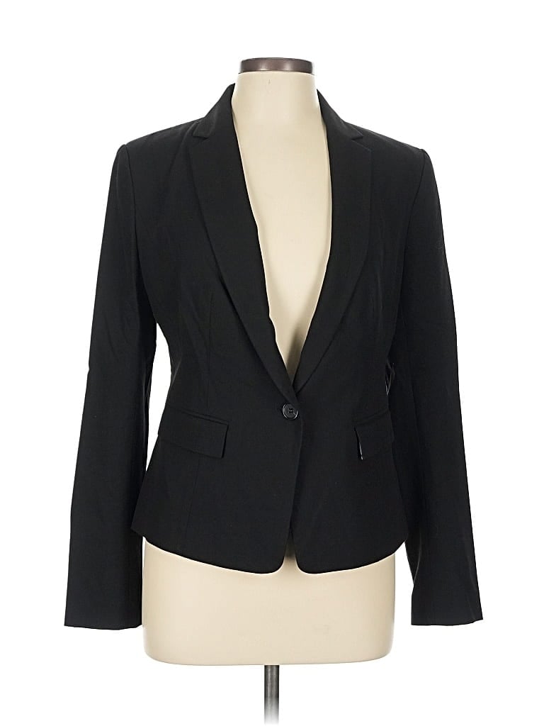 Pre-owned Ann Taylor Blazer Jacket In Black