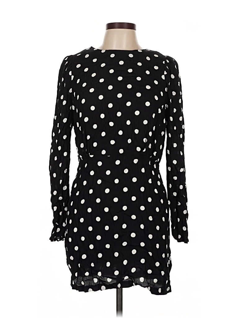 Pre-owned H&m Casual Dress In Black