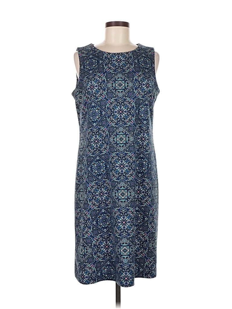 Pre-owned Talbots Outlet Casual Dress In Blue