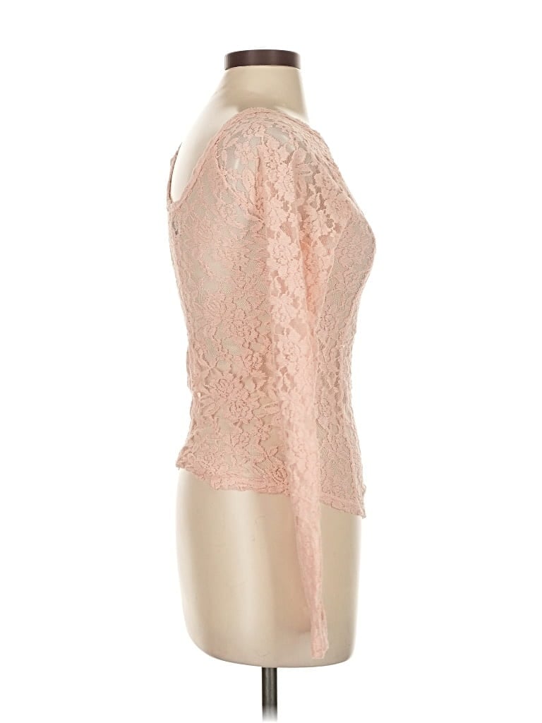 Pre-owned Hollister Short Sleeve Blouse In Pink