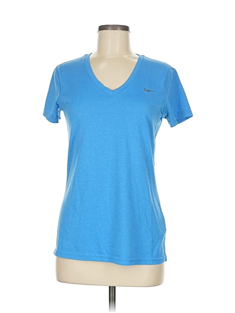 Pre-owned Nike Active T-shirt In Blue