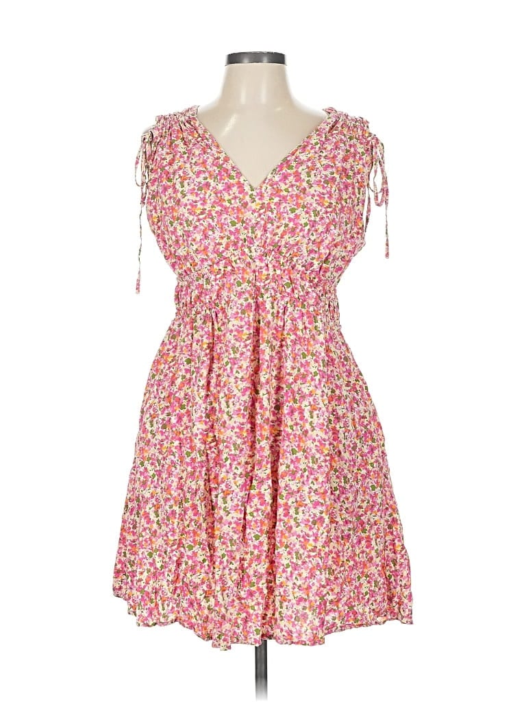 Pre-owned Time And Tru Casual Dress In Pink