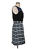 Moulinette Soeurs 100% Polyester Tweed Blue Cocktail Dress Size 2 - photo 4