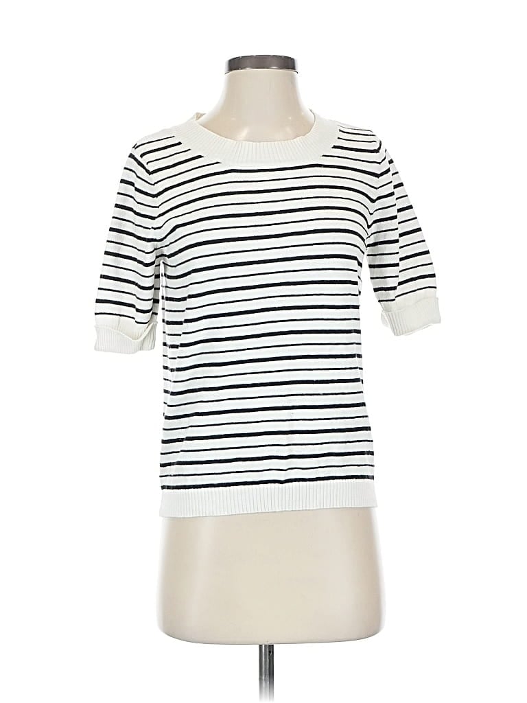 Pre-owned Westbound 3/4 Sleeve T-shirt In White