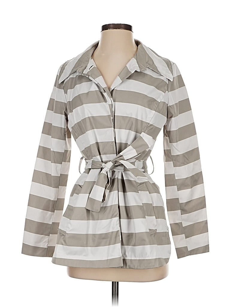 Pre-owned Cynthia Rowley Tjx Trenchcoat In White