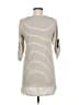 just ginger Stripes Ivory Casual Dress Size M - photo 2