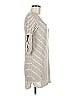 just ginger Stripes Ivory Casual Dress Size M - photo 4