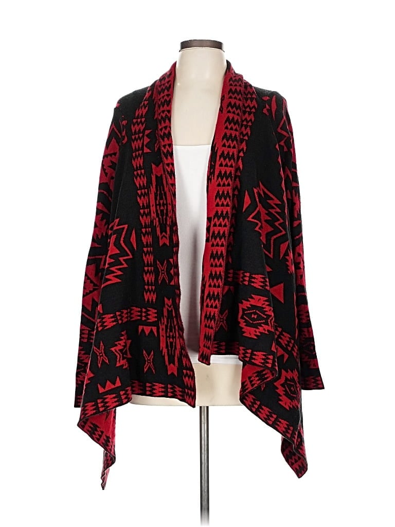 Pre-owned Jeans By Buffalo Cardigan Sweater In Red