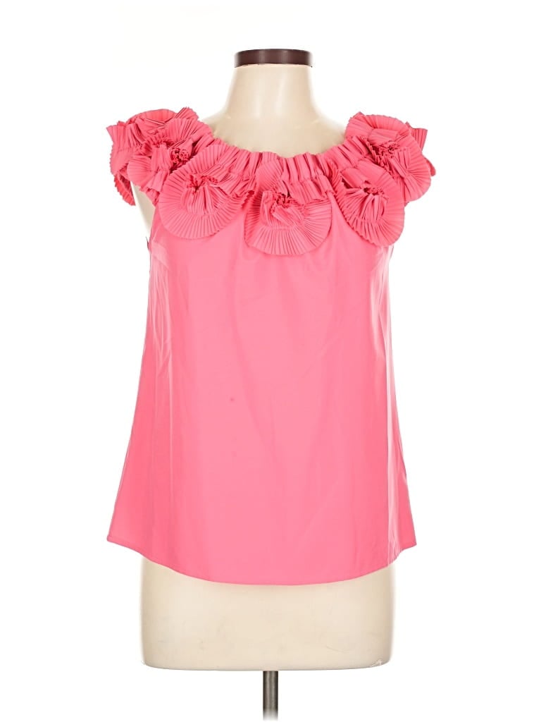 Pre-owned Gracia Sleeveless Blouse In Pink