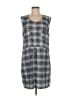 Miami Plaid Gray Casual Dress Size M - photo 1