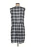 Miami Plaid Gray Casual Dress Size M - photo 2