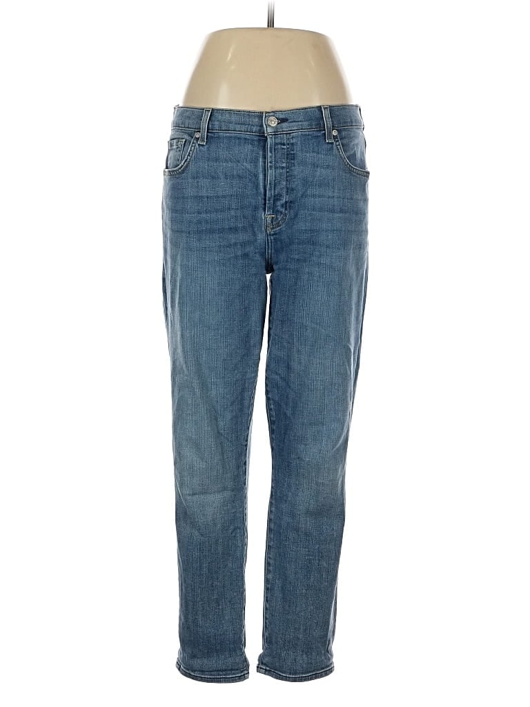 Pre-owned 7 For All Mankind Jeans In Blue