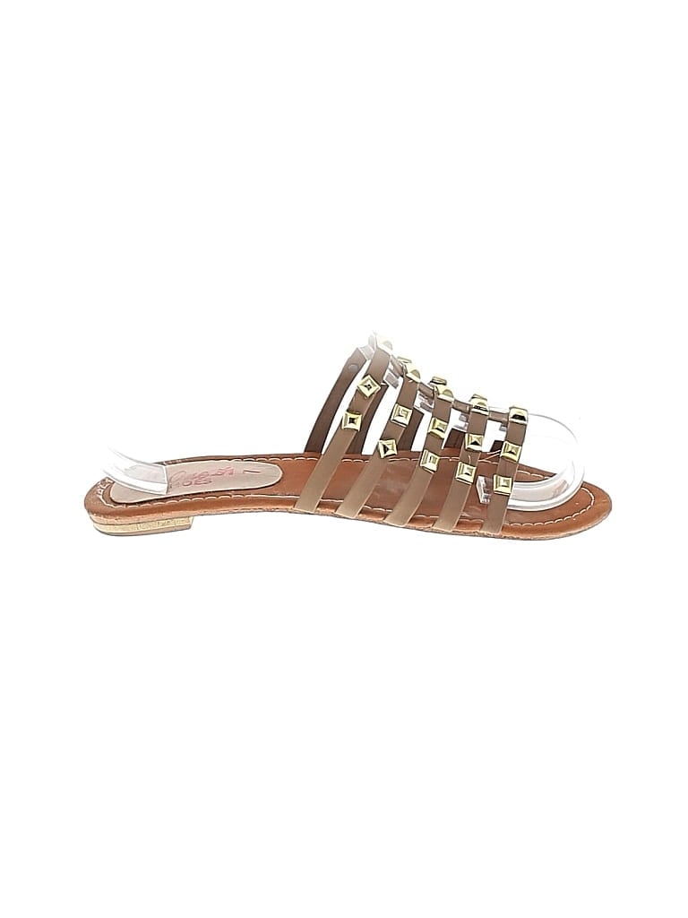 Pre-owned Assorted Brands Sandals In Brown