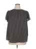 Monday Fun Black Short Sleeve Blouse Size 1X - photo 1