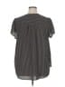 Monday Fun Black Short Sleeve Blouse Size 1X - photo 2