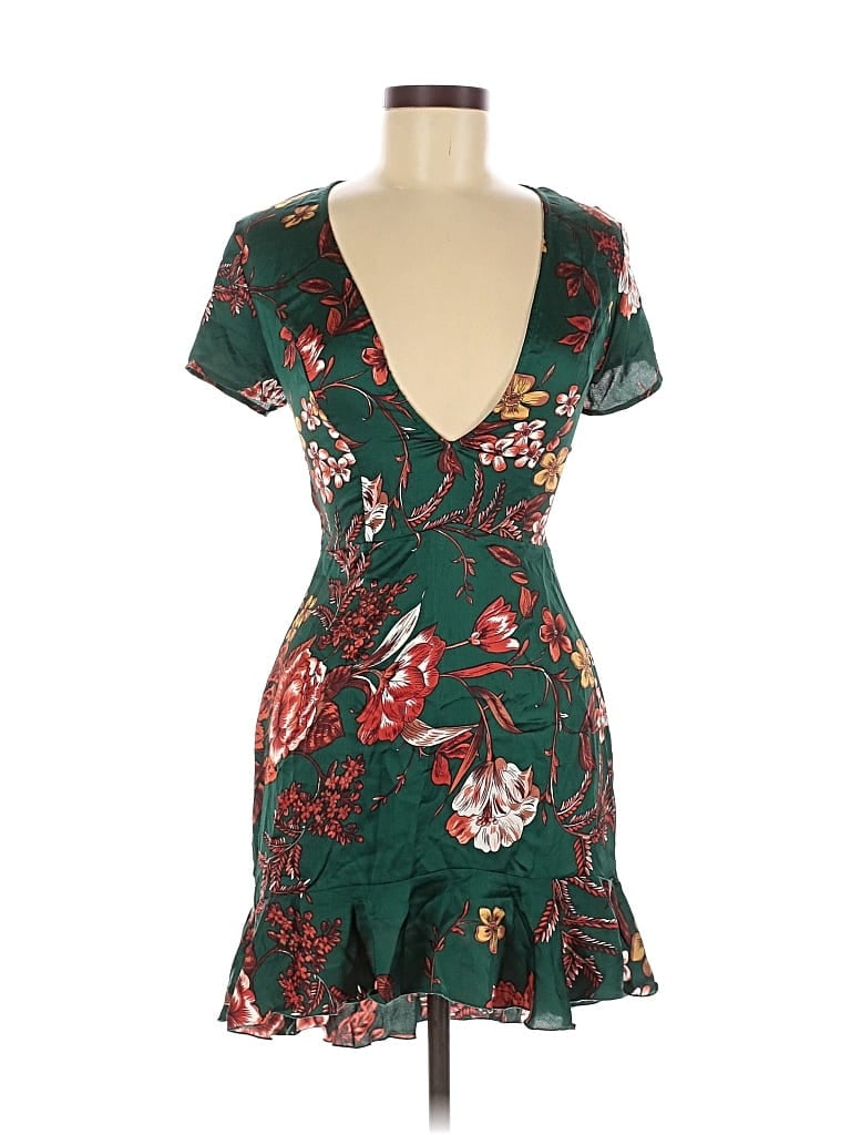 Prettylittlething Cocktail Dress In Green