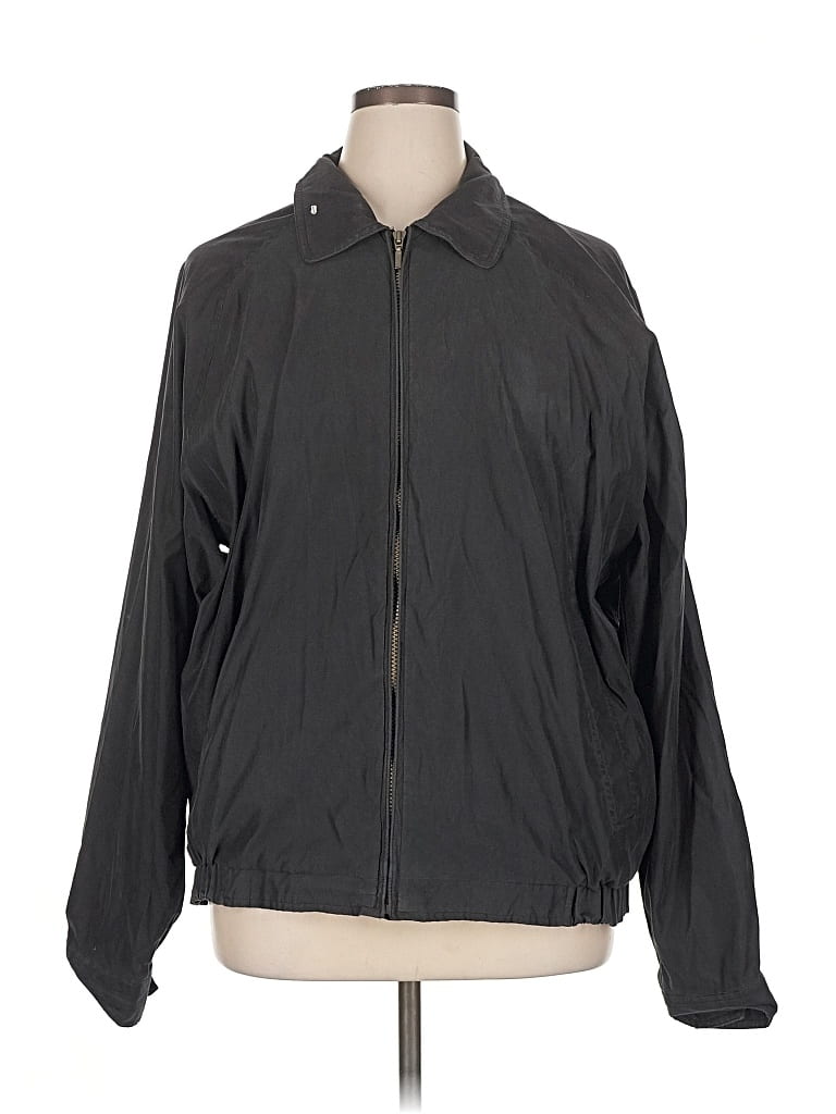 Pre-owned Roundtree & Yorke Track Jacket In Gray