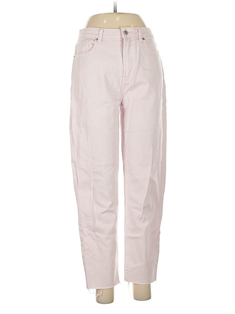 Pre-owned Something Navy Jeans In Pink