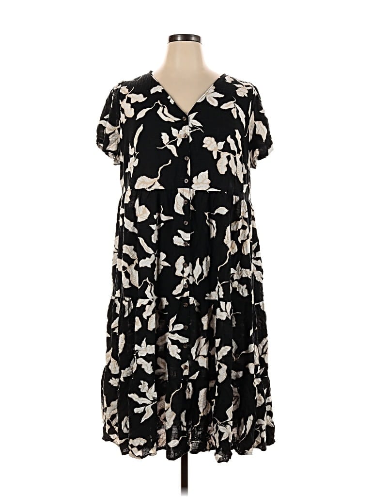 Pre-owned Sonoma Goods For Life Casual Dress In Black