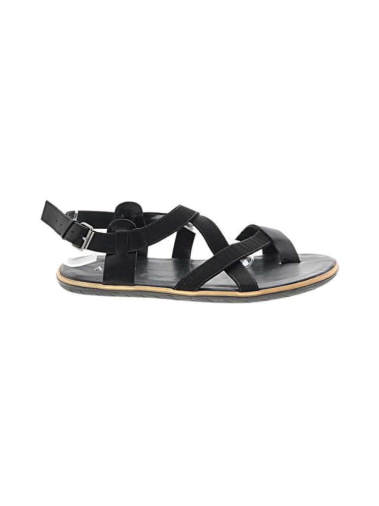 Pre-owned Armani Exchange Sandals In Black