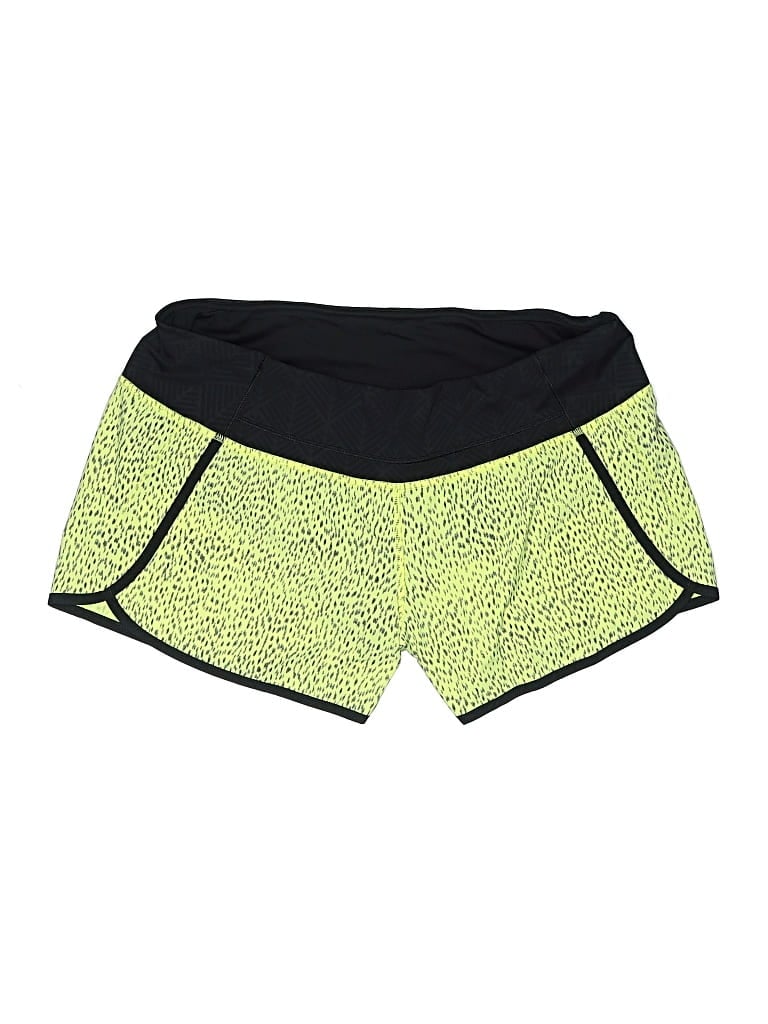 Pre-owned Lululemon Athletica Athletic Shorts In Yellow