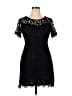 MSLG 100% Polyester Black Cocktail Dress Size L - photo 1