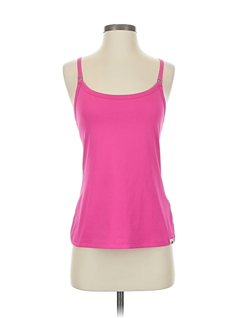Pre-owned The North Face Tank Top Pink Strapless Neckline Tops