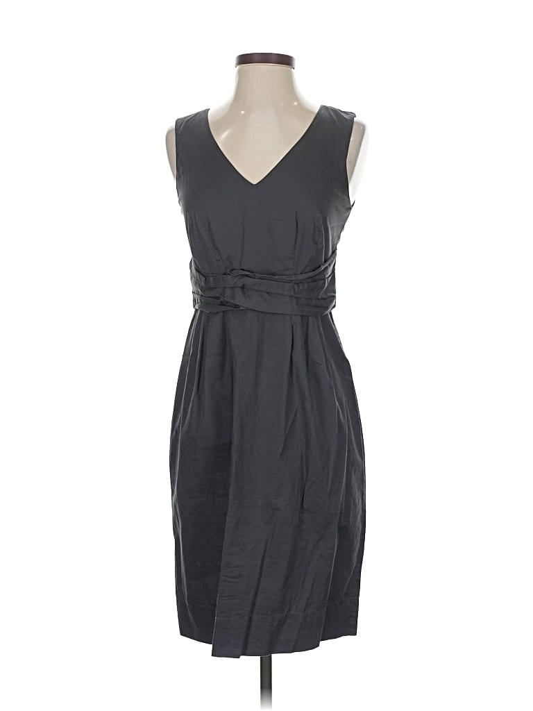 Pre-owned Ann Taylor Loft Cocktail Dress In Gray