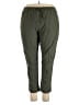 Assorted Brands Solid Green Casual Pants Size XL - photo 1