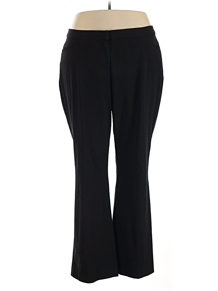 Pre-owned Lane Bryant Dress Pants In Black