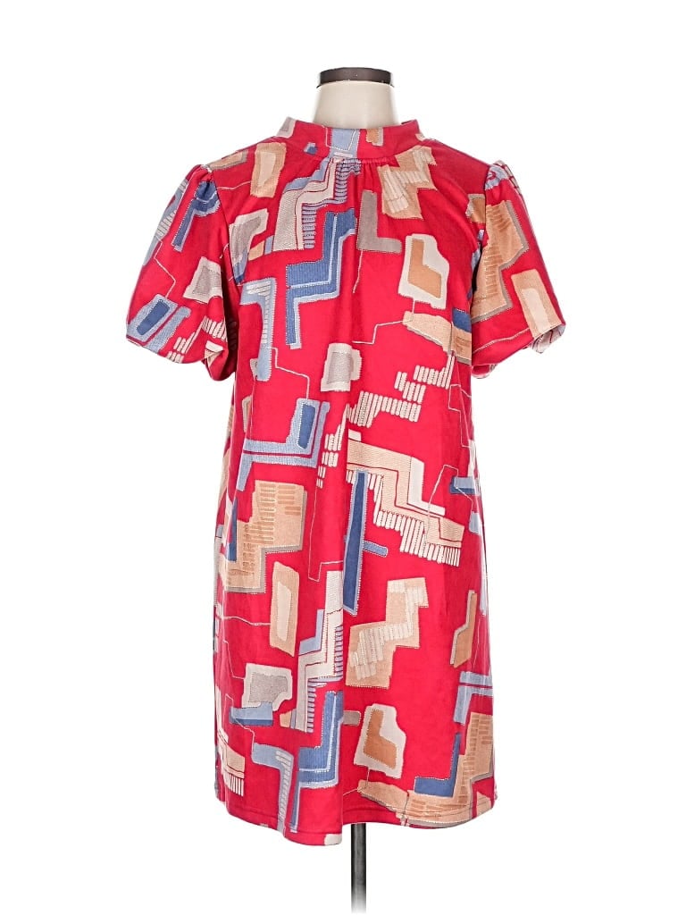 Pre-owned Voy Casual Dress In Red