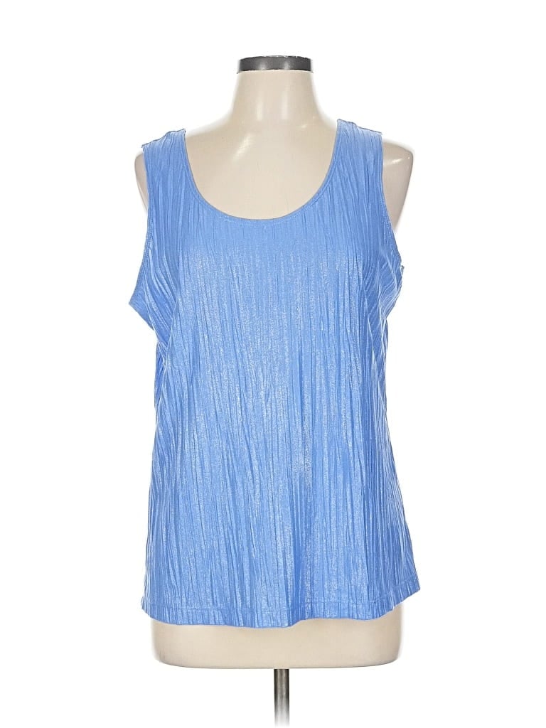 Pre-owned Chico's Sleeveless T-shirt In Blue