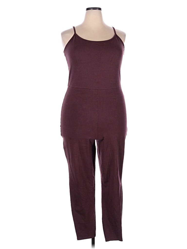 Pre-owned Torrid Jumpsuit In Burgundy