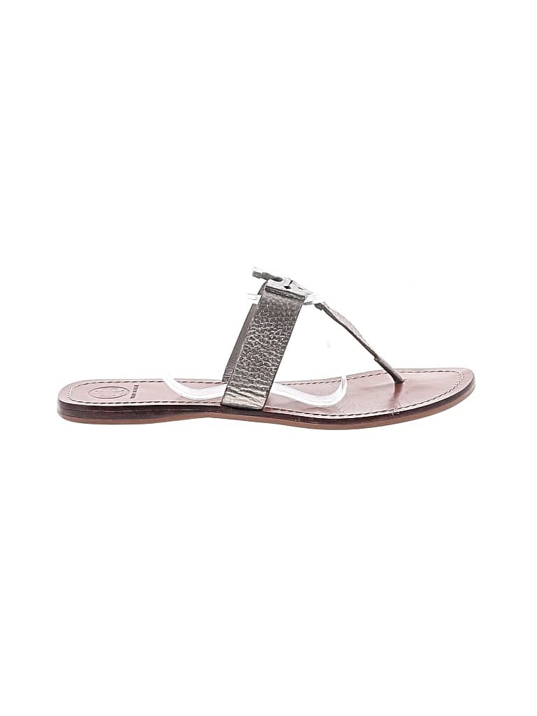 Pre-owned Tory Burch Sandals In Silver