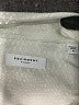 Equipment Metallic Ivory Gray Long Sleeve Blouse Size M - photo 6