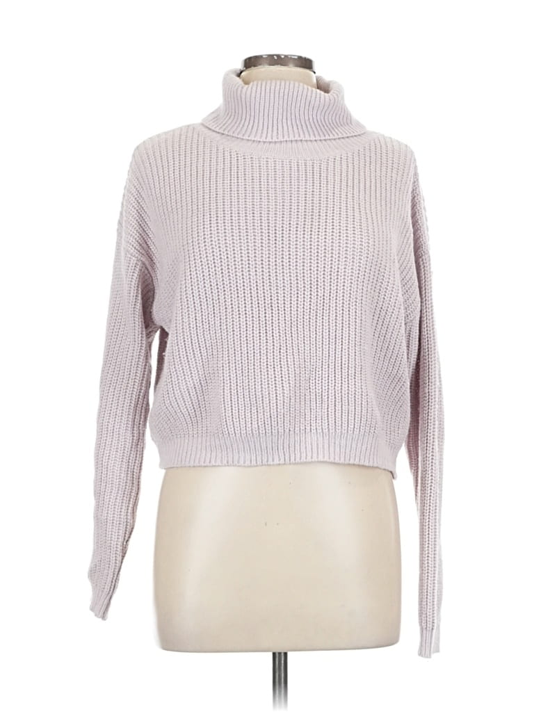 Pre-owned Boohoo Turtleneck Sweater In Gray