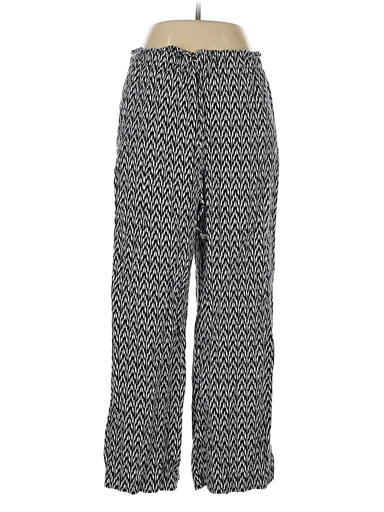 Pre-owned Christopher & Banks Linen Pants In Gray