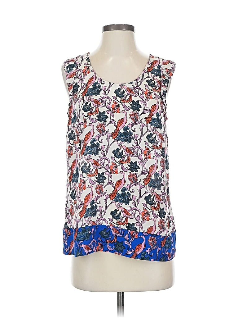 Pre-owned Daniel Rainn Sleeveless Blouse In Blue