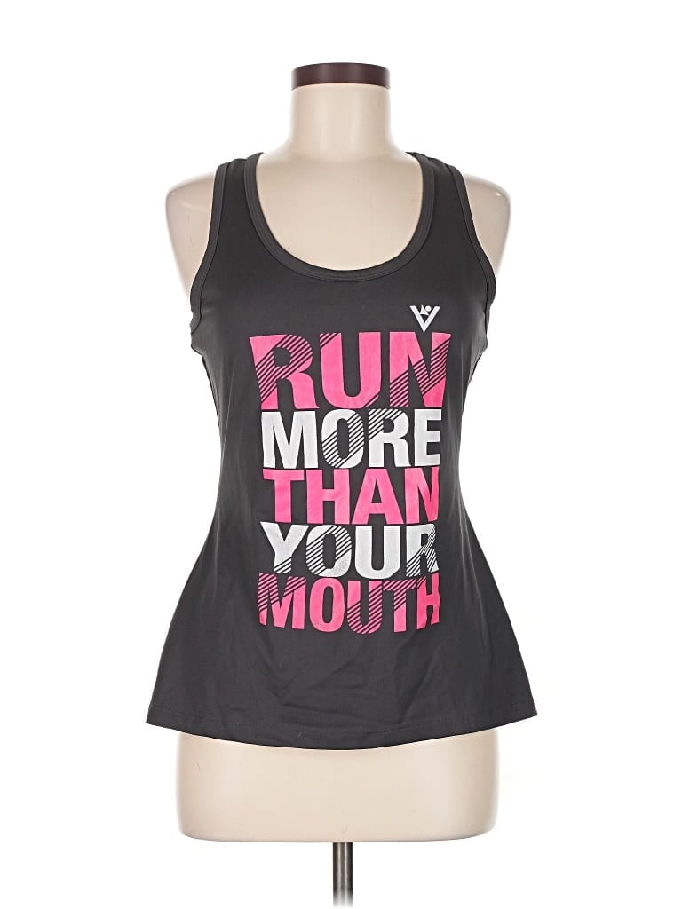 Pre-owned Unbranded Active Tank Top In Black