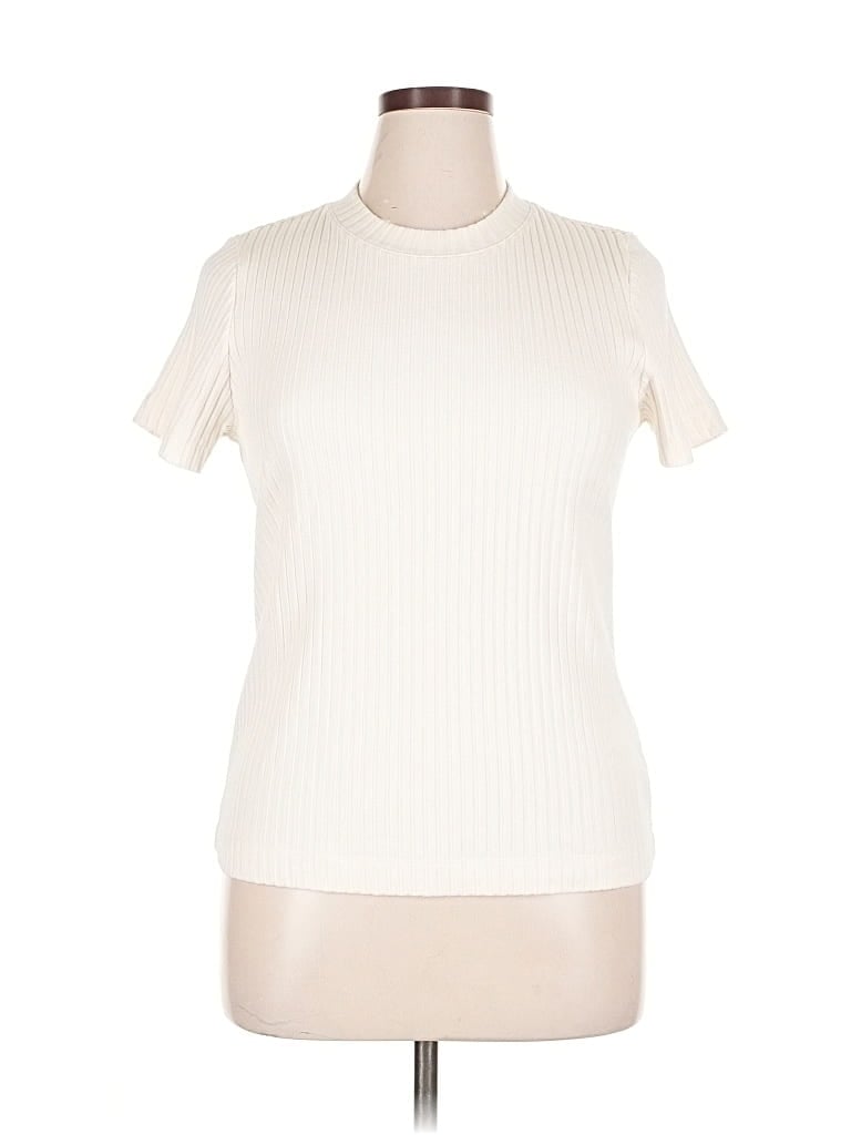 Pre-owned Vince Turtleneck Sweater In White