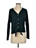 Alya Teal Long Sleeve Henley Size S - photo 1