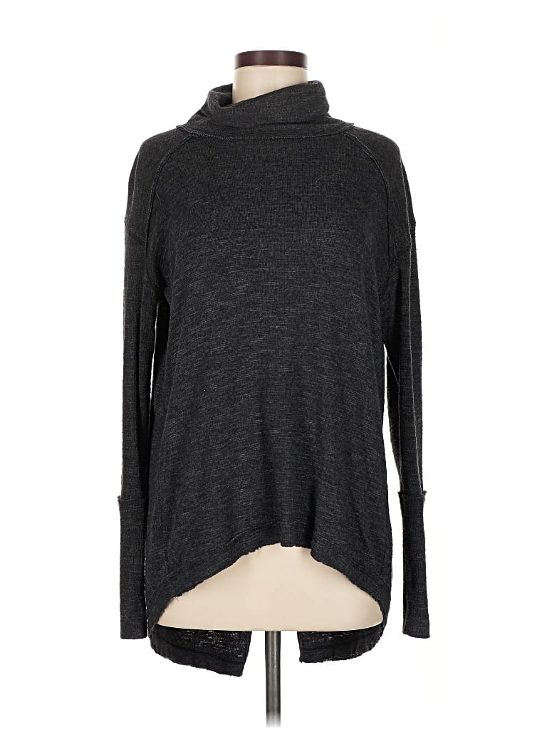 Pre-owned We The Free Turtleneck Sweater In Gray