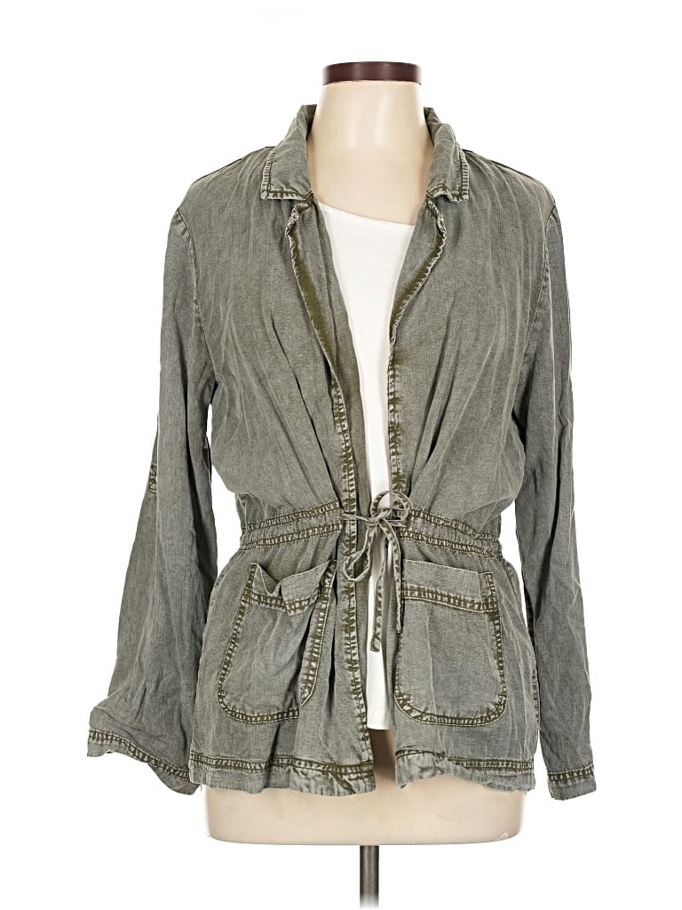 Pre-owned Thread & Supply Jacket In Gray