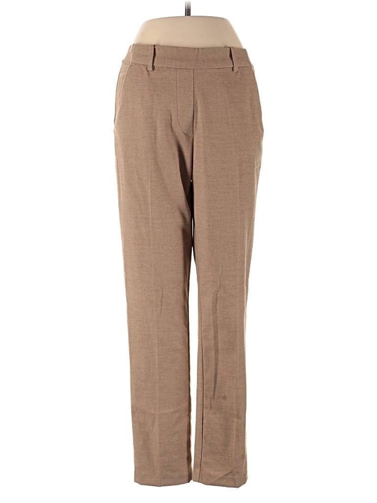 Pre-owned H&m Dress Pants In Brown