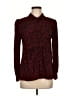 Gerard Darel 100% Viscose Animal Print Red Long Sleeve Blouse Size 6 (38) - photo 1
