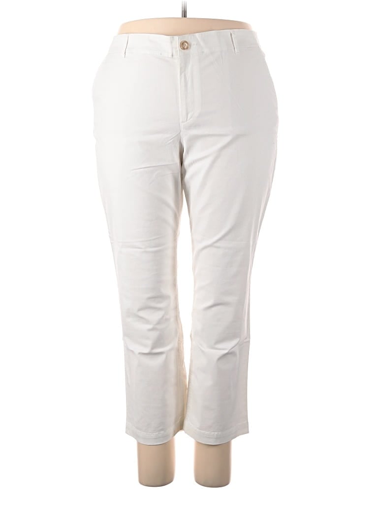 Pre-owned Ann Taylor Loft Casual Pants In White