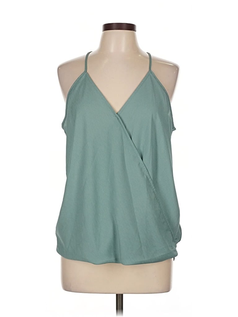 Pre-owned Papermoon Sleeveless Blouse In Green