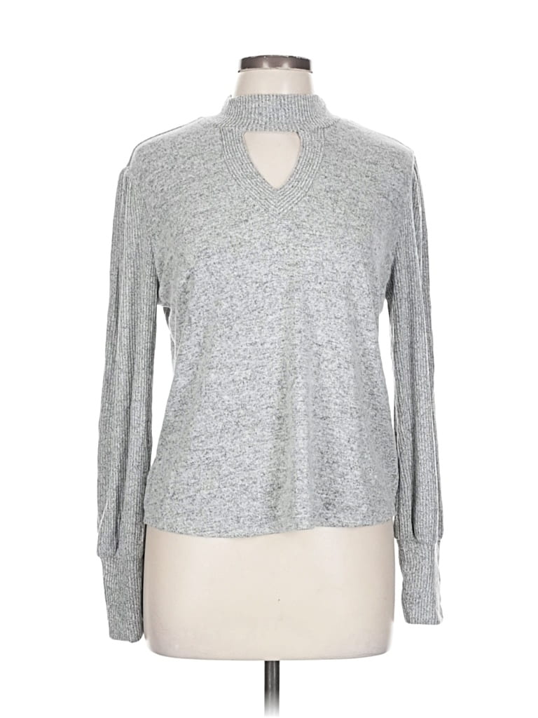 Pre-owned Bcx Turtleneck Sweater In Silver