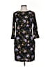 H&M Print Black Casual Dress Size 4 - photo 1